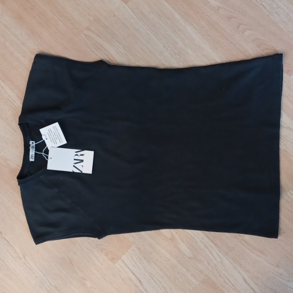 NWT Zara Sleeveless "StoneWashed" T-shirt
